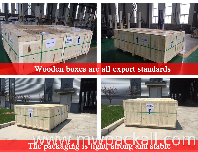 Pre-stretch type- automatic online wrapping size 1.2*1.2*1.8m pallet wrapper with PLC control for hot sale